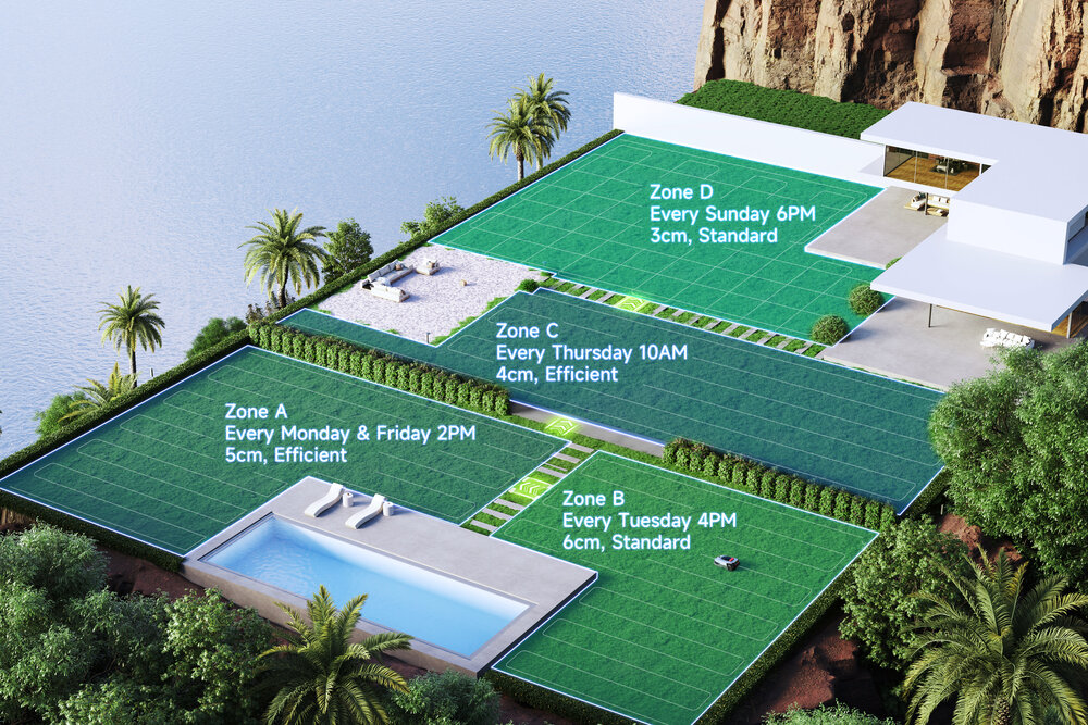 Správa zón Dreame A2