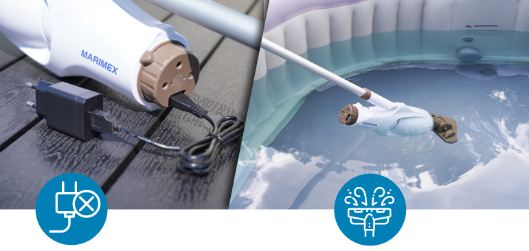 Marimex SpaVac Columbia set - bezkáblový bazénový vysávač