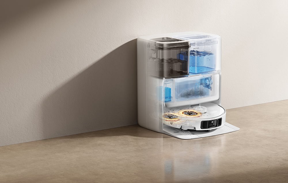 MOVA P50 Pro Ultra - Automatická údržba