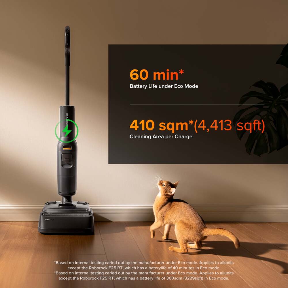 Výdrž batérie Roborock F25 ACE