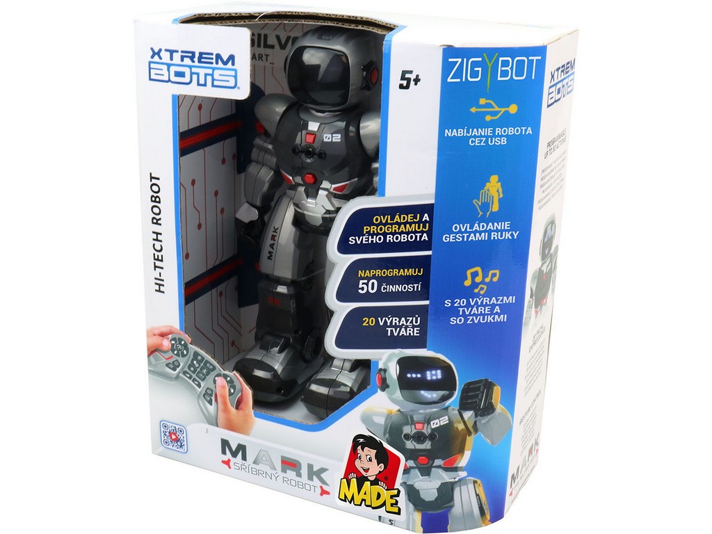 Robot Mark - programovanie až 50 akcií