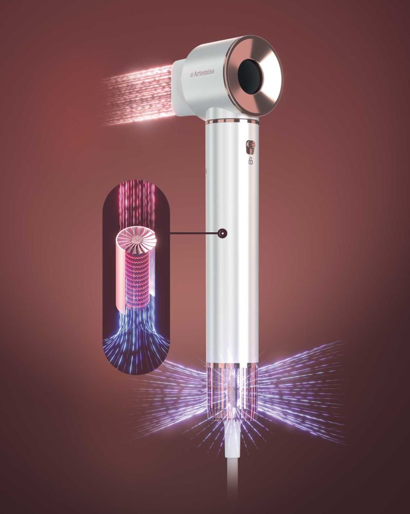 SHS 9100RS Artemiss kulmofén s BLDC motorom