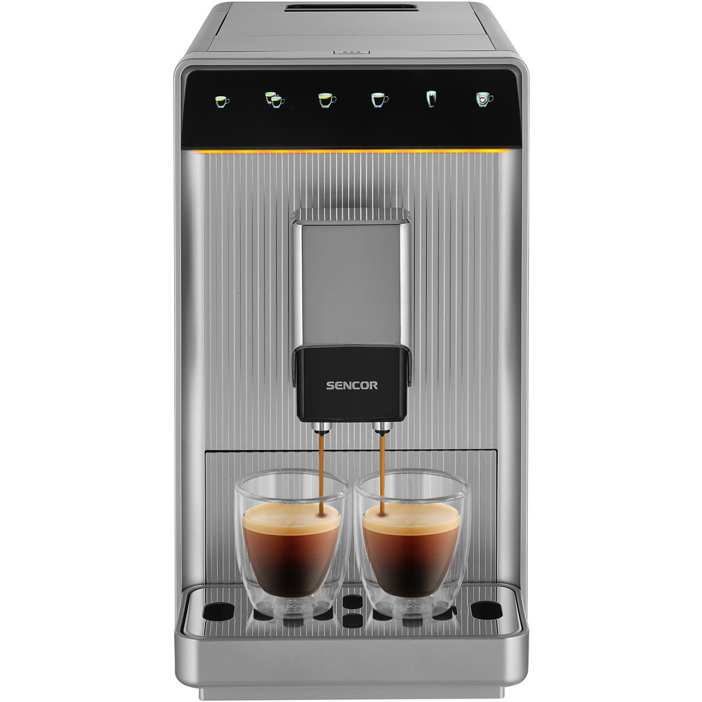 Rýchly proces prípravy kávy s kávovarom SENCOR SES 7300BK