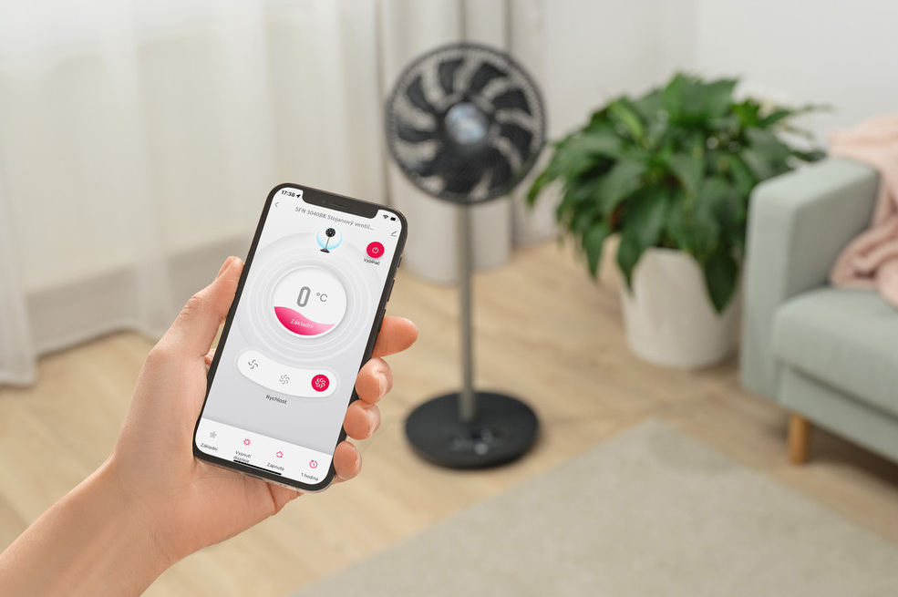 Prevádzkové režimy ventilátora SFN 3040BK