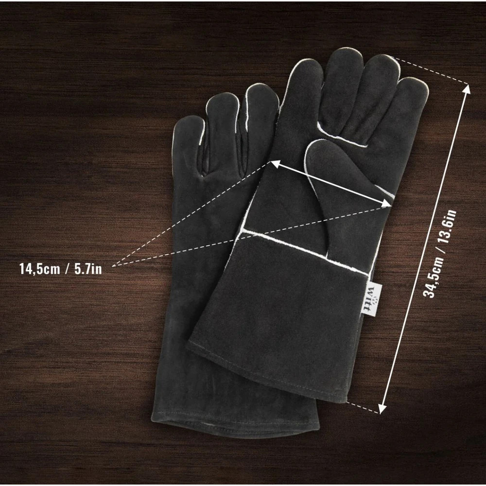 Witt rukavice v čiernosivom dizajne