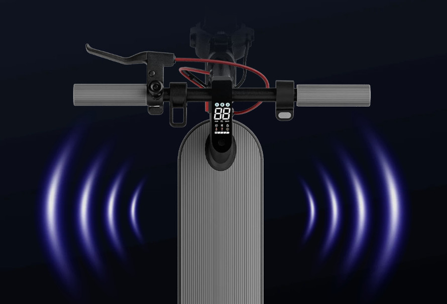 Xiaomi Electric Scooter 4 EU Inteligentný šesťosý gyroskopický snímač ACC umožňuje vyššiu bezpečnosť